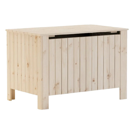 Grote Grenenhouten Opbergbank met Verticale Latten